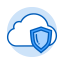 Cloud Shield Applet Icon, cloud,cloud shield,security