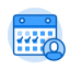 Employee On Leave Applet Icon, HR,attendance,employee on leave
