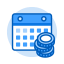 Payroll Year End Icon, end,payroll,year