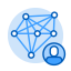 People Analytics Icon, analytics,network,people