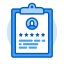 Performance Icon, clipboard,performance,stars