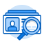 Recruiters Icon, briefcase,magnifying,recruiters