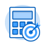 Spend Target Icon, calculator,spend,target