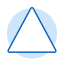 Triangle Icon, form,shape,triangle