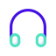 Headphones Icon, audio,headphones,music