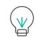 Discovery Click Lightbulb Icon, click,discovery,lightbulb