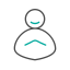 Personal Center Click Icon, personal,click,profile
