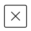 Delete Icon (X) Icon, delete,action