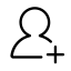 Follow User Icon, follow,plus,user