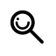 Search Icon, search,magnifying glass,smile
