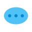 Single Chat Bubble Icon, chat,chat bubble,message