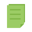 Two Files Icon, documents,green,two files