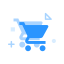 MBE Style Shopping Cart Icon, shopping cart,e - commerce