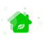 Green Home Icon, green,home
