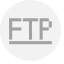 FTP 0 Icon, FTP,grayscale
