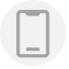 Mobile Phone 0 Icon, mobile,grayscale