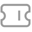 Coupon Icon (Gray Outline) Icon, coupon,outline