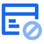 Bank Account Cancellation Application Process Icon, application,bank account,cancellation