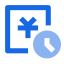 Historical Sales Data Invoicing Application Process Icon, application,invoicing,sales data