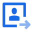 Material Supplier Exit Review Process Icon, exit,review,supplier