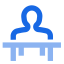 Training Room Borrowing Application Process Icon, application,borrowing,training room