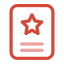 Administrative License Icon, administrative license,document,star