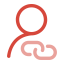 Personnel Binding Icon, personnel binding,person,chain