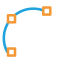 Three - Point Arc Icon, arc,drawing