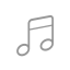 Double Music Note Icon, music,double note,audio