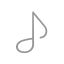 Music Note Icon, music,note,audio