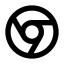 Chrome Line Logo Icon, Chrome,browser