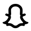 Snapchat Line Logo Icon, Snapchat,social