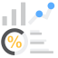 47 Dashboard Icon, analytics,dashboard,percentage