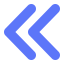 DL Icon, double left,arrow