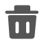 Standard Icon 2 - 61 Icon, delete,trash