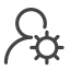 Role Center Icon, role center,gear