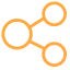 Share Nodes Icon, connect,nodes,share