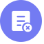Cancellation of Off - site Medical Treatment Record Icon, cancellation,off - site medical treatment,record