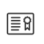 Certificates Icon, certificates,document,ribbon