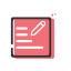 Colored Exercise Icon, exercise,document,pen,colored
