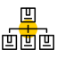 Distribution Icon, distribution,boxes,finance
