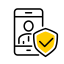 Mobile Authentication Icon, mobile authentication,phone,shield