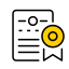 Real - name Authentication Icon, badge,document,real - name authentication