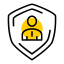 Review Icon, review,shield,person