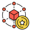 Distribution Contract Icon, distribution,contract,network