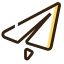 Paper Plane Navigation Icon, paper plane,navigation