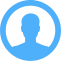 User Icon (Blue Person) Icon, person,user