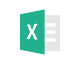 Excel Component Icon, Excel,X
