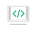 Test Component Icon, code,test