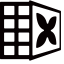 Office Button Icon, X,button,office